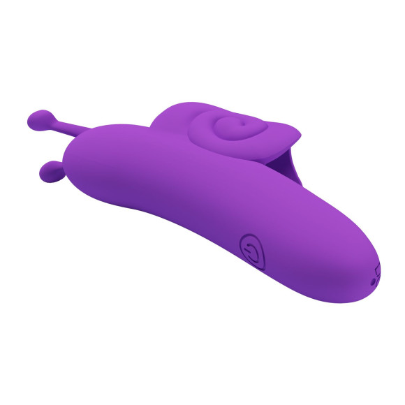 Фиолетовый вибратор на палец в форме улитки Snail Фиолетовый вибратор на палец в форме улитки Snail