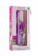 Фиолетовый перезаряжаемый вибратор Rechargeable Butterfly с клиторальной бабочкой - 22,8 см.