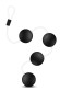 Черные анальные шарики Pleasure Balls - 38,1 см. Черные анальные шарики Pleasure Balls - 38,1 см.