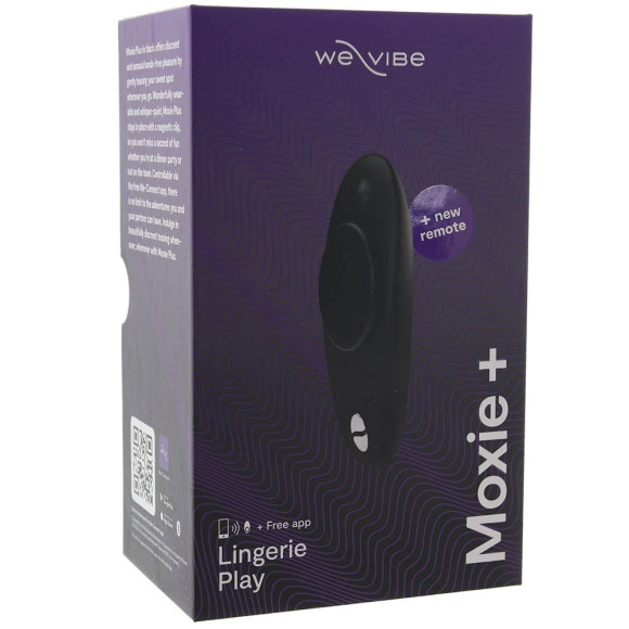 Черный вибратор We-Vibe Moxie+
