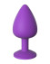 Фиолетовая анальная пробка со стразом Her Little Gem Large Plug - 9,5 см. Фиолетовая анальная пробка со стразом Her Little Gem Large Plug - 9,5 см.