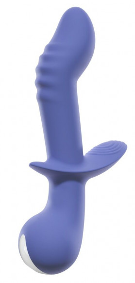 Сиреневый вибратор AWAQ.U Vibrator 02 - 21,6 см.