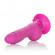 Розовый вибратор Shower Stud Super Stud на присоске - 21 см.