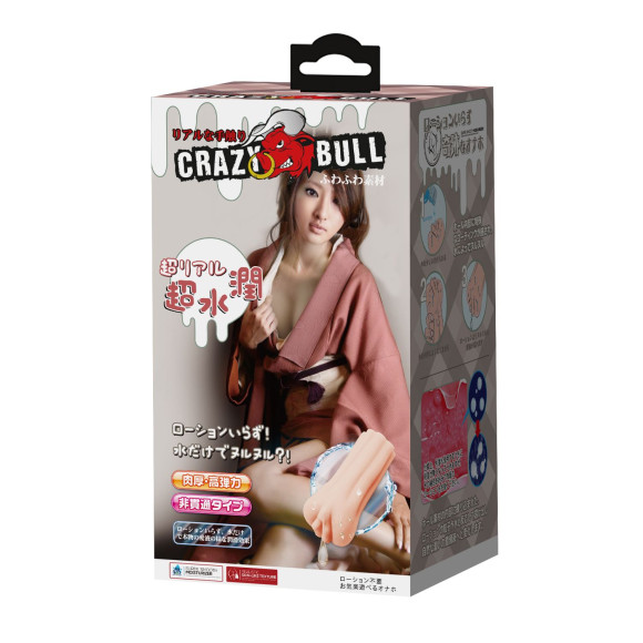 Мастурбатор-вагина Crazy Bull с эффектом смазки Мастурбатор-вагина Crazy Bull с эффектом смазки