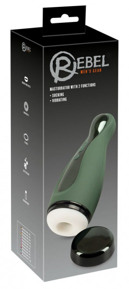 Вибромастурбатор с функцией всасывания Masturbator with 2 Functions