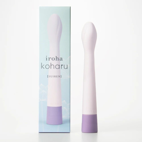 Сиреневый вибратор Iroha Koharu Suiren - 16 см.
