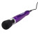 Фиолетовый жезловый проводной вибратор Doxy Die Cast - 37 см.