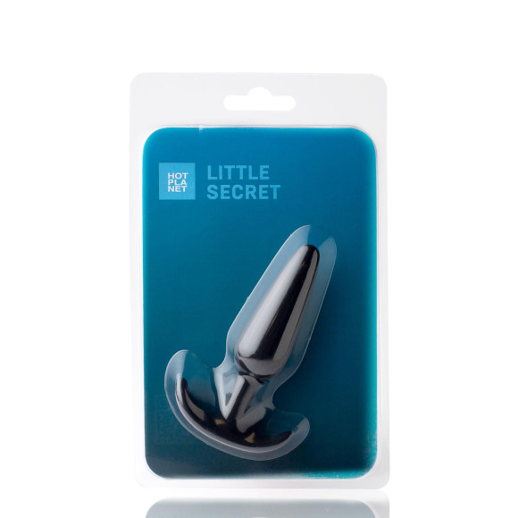 Черная анальная пробка для ношения Little Secret - 10 см. Черная анальная пробка для ношения Little Secret - 10 см.