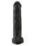 Чёрный фаллоимитатор-гигант 15  Cock with Balls - 40,6 см.