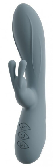 Силиконовый вибратор-кролик VELINA Rabbit Vibrator - 20 см.