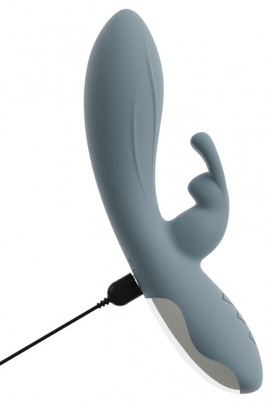 Силиконовый вибратор-кролик VELINA Rabbit Vibrator - 20 см.