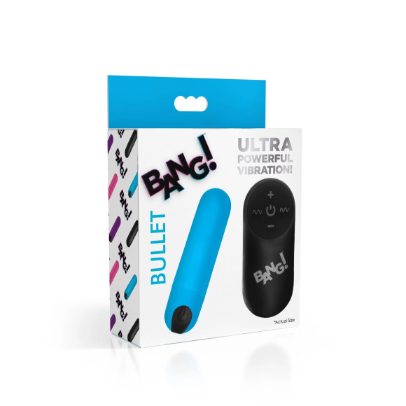 Голубая вибропуля с пультом ДУ 21X Vibrating Bullet with Remote Control Голубая вибропуля с пультом ДУ 21X Vibrating Bullet with Remote Control