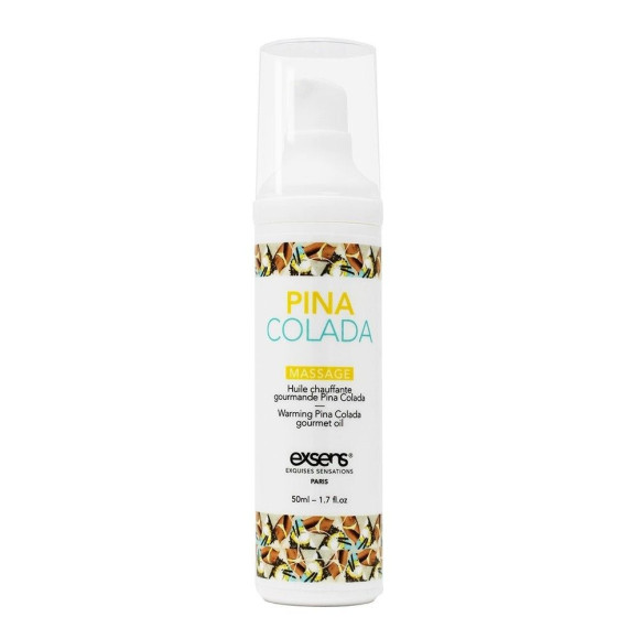 Разогревающее массажное масло с ароматом пина колада Gourmet Pina Colada - 50 мл. Разогревающее массажное масло с ароматом пина колада Gourmet Pina Colada - 50 мл.