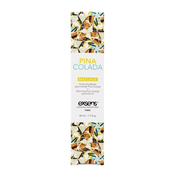 Разогревающее массажное масло с ароматом пина колада Gourmet Pina Colada - 50 мл. Разогревающее массажное масло с ароматом пина колада Gourmet Pina Colada - 50 мл.