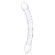 Двусторонний стеклянный фаллоимитатор 12’’ Girthy Double Trouble Glass Dildo - 30 см.