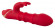 Красный вибратор-кролик с 3 подвижными кольцами Rabbit Vibrator with 3 Moving Rings - 23,7 см. Красный вибратор-кролик с 3 подвижными кольцами Rabbit Vibrator with 3 Moving Rings - 23,7 см.