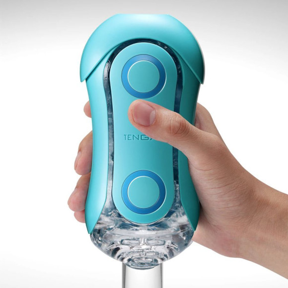 Голубой мастурбатор Tenga Flip ORB Ocean