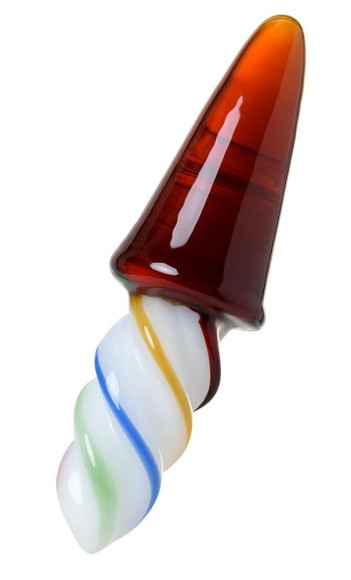 Коническая стеклянная анальная втулка Sexus Glass - 16 см. Коническая стеклянная анальная втулка Sexus Glass - 16 см.