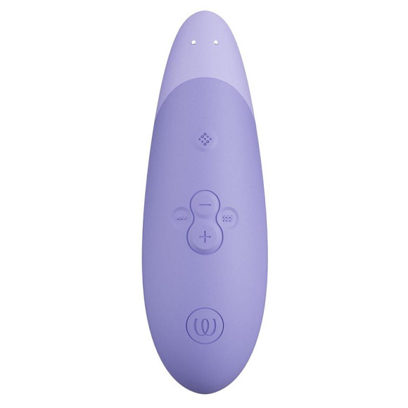 Сиреневый бесконтактный клиторальный стимулятор Womanizer Enhance с вибрацией