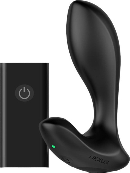 Черная анальная вибровтулка Nexus Duo Plug Medium