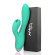 Зеленый вибратор-кролик Jade Rabbit Vibrator - 21,8 см.
