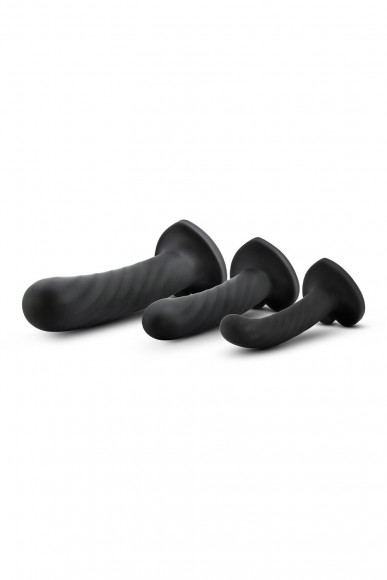 Набор из 3 стимуляторов со спиралевидным рельефом Twist Kit