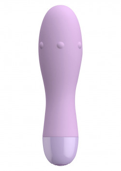 Сиреневый вибратор DONNA - 12 см.