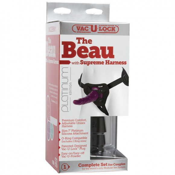 Страпон Vac-U-Lock Fuchsia Dong with Suction Cup Страпон Vac-U-Lock Fuchsia Dong with Suction Cup