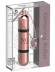 Золотистый мини-вибратор на цепочке Glittering Bullet - 9 см.