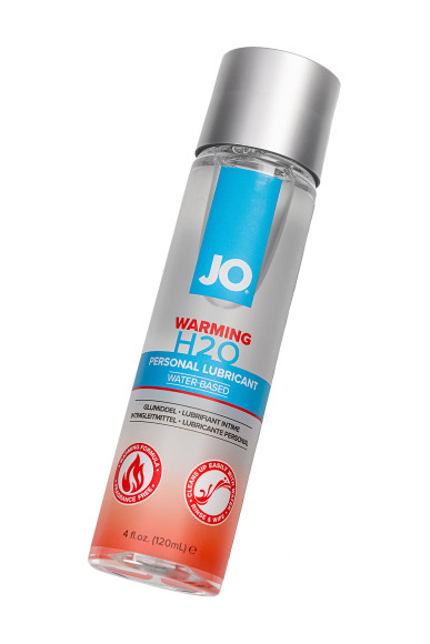 Возбуждающий лубрикант на водной основе JO Personal Lubricant H2O Warming - 120 мл.