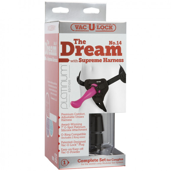 Трусики Supreme Harness Platinum Edition с насадкой The Dream №14 Трусики Supreme Harness Platinum Edition с насадкой The Dream №14