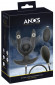 Черная расширяющаяся анальная пробка с вибрацией RC Inflatable Expander Plug with Vibration