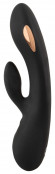 Черный вибратор-кролик с электростимуляцией E-Stim Rabbit Vibrator - 20,5 см.