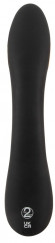 Черный вибратор-кролик с электростимуляцией E-Stim Rabbit Vibrator - 20,5 см.