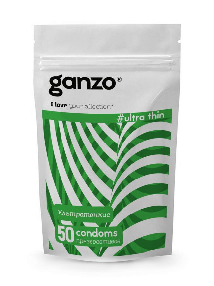 Ультратонкие презервативы Ganzo Ultra thin - 50 шт. Ультратонкие презервативы Ganzo Ultra thin - 50 шт.