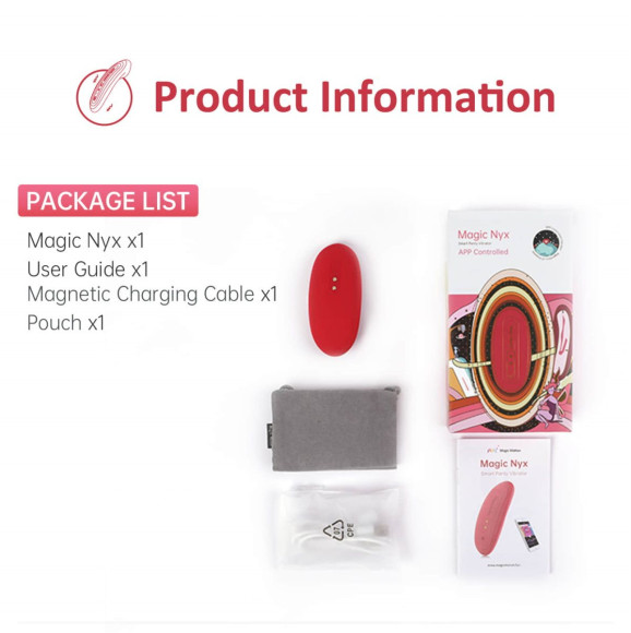 Вибромассажер в трусики Magic Motion Nyx - 8,8 см. Вибромассажер в трусики Magic Motion Nyx - 8,8 см.