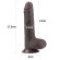 Коричневый фаллоимитатор Sliding-Skin Dong 7.0 - 17,5 см. Коричневый фаллоимитатор Sliding-Skin Dong 7.0 - 17,5 см.
