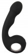 Черный силиконовый вибратор G & P-Spot Vibrator - 16,8 см.