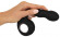 Черный силиконовый вибратор G & P-Spot Vibrator - 16,8 см.