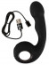 Черный силиконовый вибратор G & P-Spot Vibrator - 16,8 см.