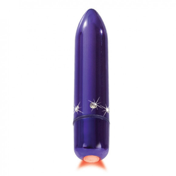 Фиолетовая вибропуля с кристаллами High Intensity Purple