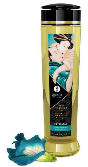 Массажное масло Sensual с цветочным ароматом - 240 мл. Массажное масло Sensual с цветочным ароматом - 240 мл.