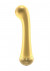 Вибратор для стимуляции точки G The Zircon Gold - 16,7 см.
