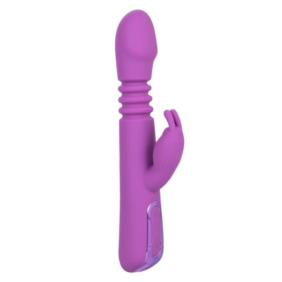 Фиолетовый вибратор-кролик Elite Thrusting Rabbit с возвратно-поступательными движениями - 23,5 см. Фиолетовый вибратор-кролик Elite Thrusting Rabbit с возвратно-поступательными движениями - 23,5 см.