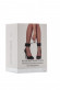 Чёрно-белые двусторонние оковы на ноги Reversible Ankle Cuffs