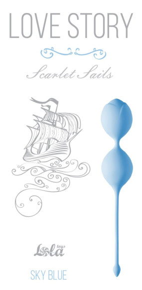 Голубые вагинальные шарики Scarlet Sails Голубые вагинальные шарики Scarlet Sails