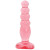 Розовая анальная пробка Crystal Jellies 5  Anal Delight - 14 см.