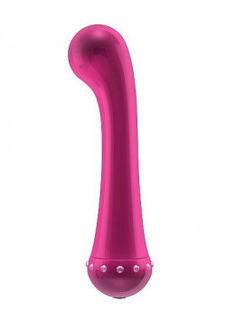 Вибратор для стимуляции точки G The Zircon Pink - 16,7 см.