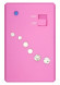 Розовый мини-массажер CRYSTAL MINI VIBE - 11 см.