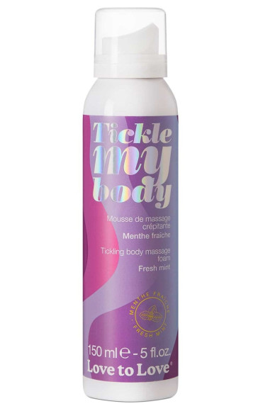 Массажная хрустящая пенка Tickle My Body Fresh Mint с ароматом мяты - 150 мл. Массажная хрустящая пенка Tickle My Body Fresh Mint с ароматом мяты - 150 мл.